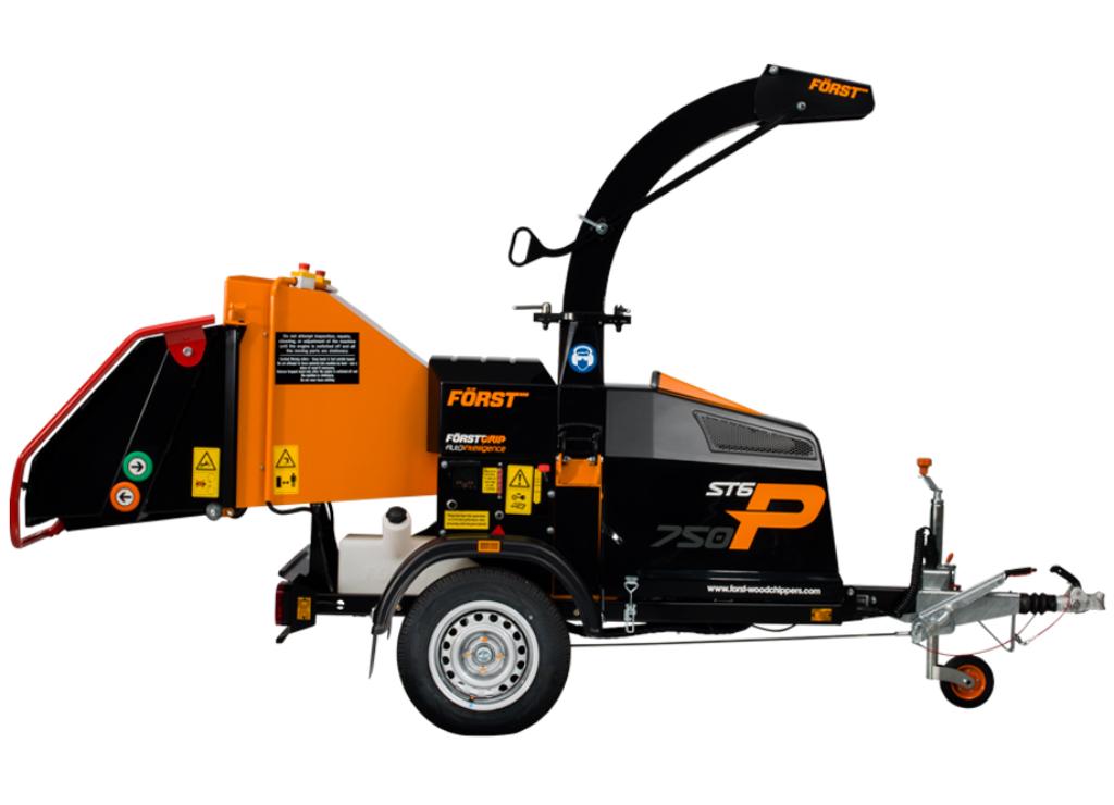 BIOTRITURADORA REMOLQUE FORST B&S GASOLINA 37HP - 150MM - foto 1
