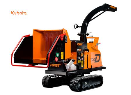 BIOTRITURADORA ORUGAS FORST KUBOTA 24HP - 150 MM