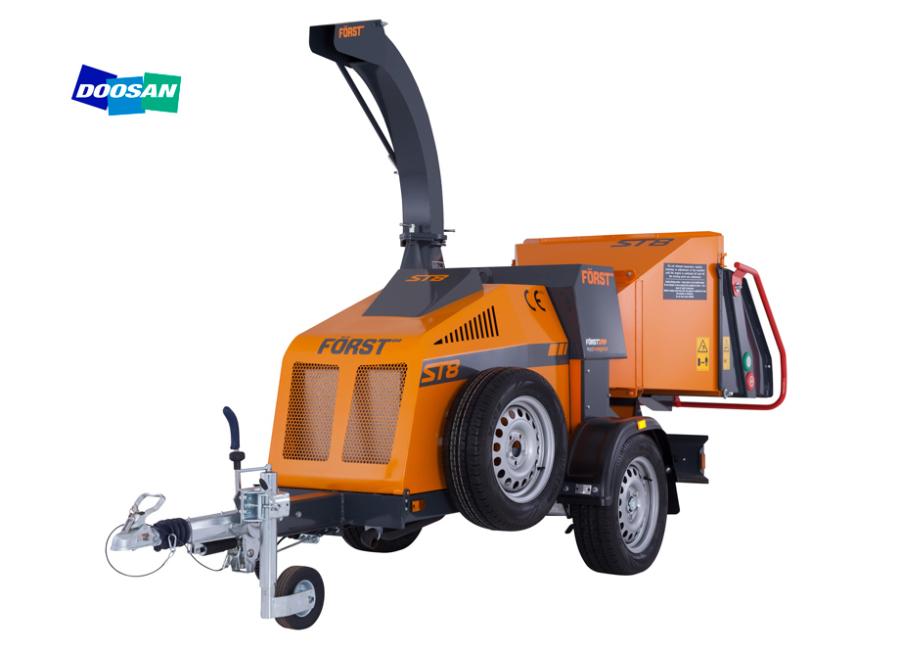 BIOTRITURADORA REMOLQUE FORST DOOSAN 55HP DIESEL DPF - 200MM