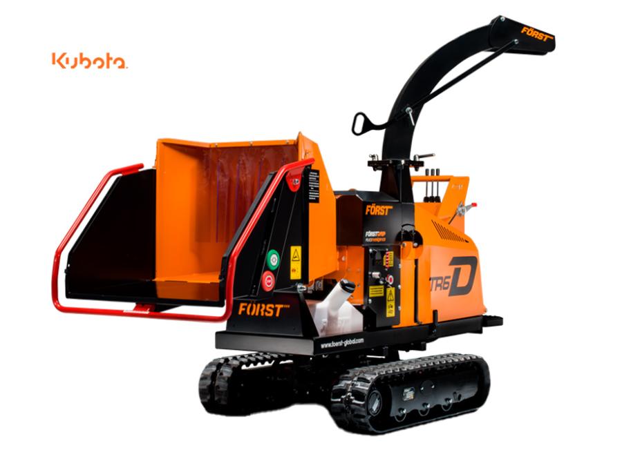 BIOTRITURADORA ORUGAS FORST KUBOTA 24HP - 150 MM