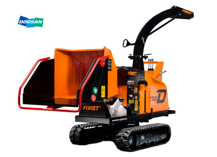 BIOTRITURADORA ORUGAS FORST DOOSAN DPF 42HP - 150 MM