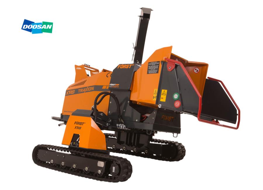 BIOTRITURADORA ORUGAS ARTICULADAS FORST DOOSAN 55HP DIESEL DPF - 200MM